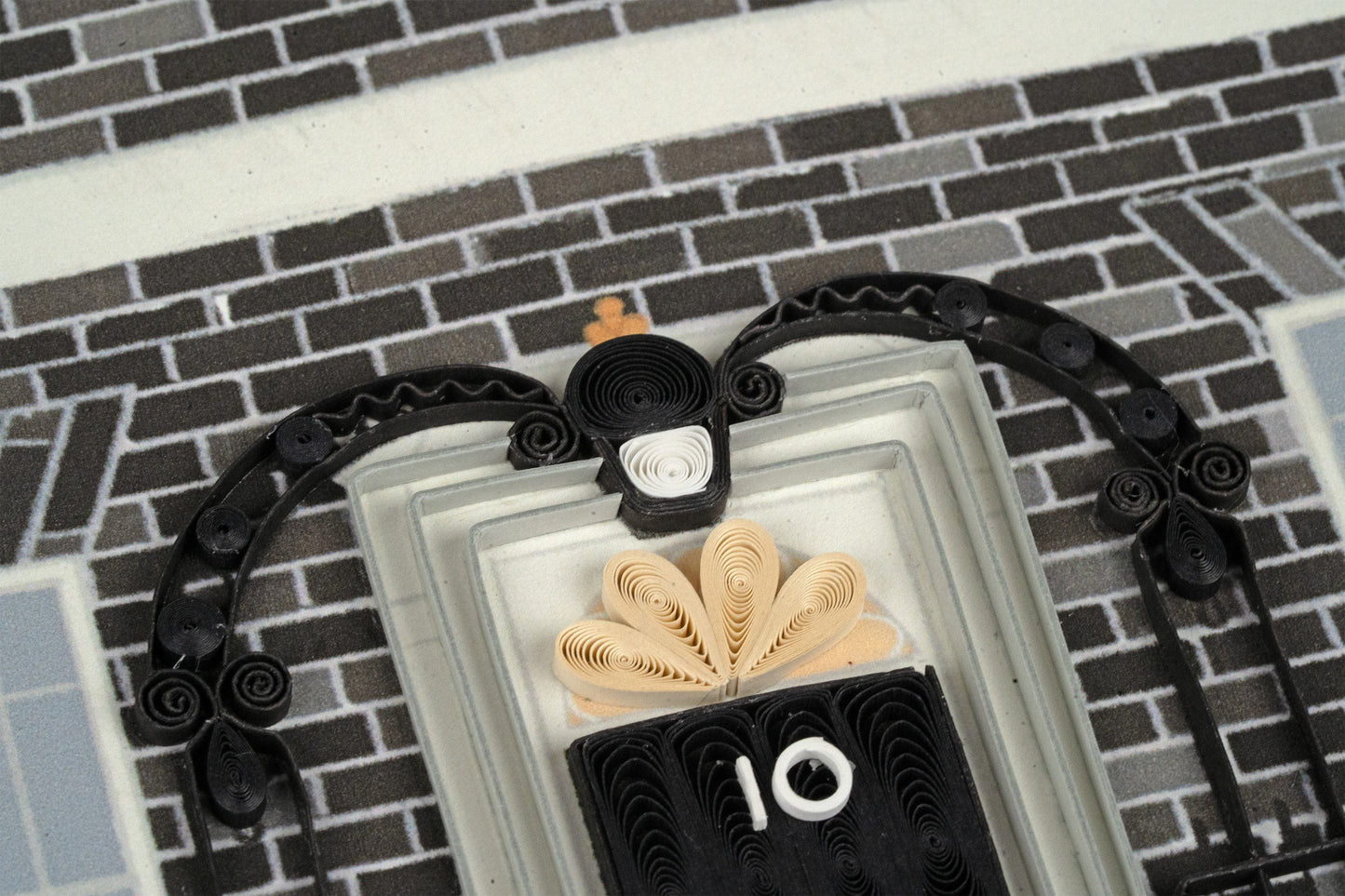 10 Downing Street Quilling Card
