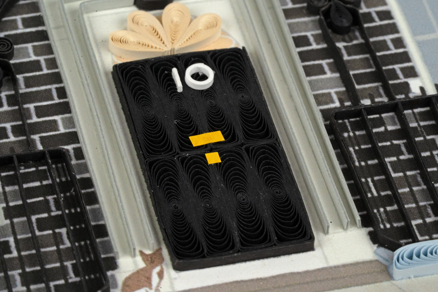 10 Downing Street Quilling Card