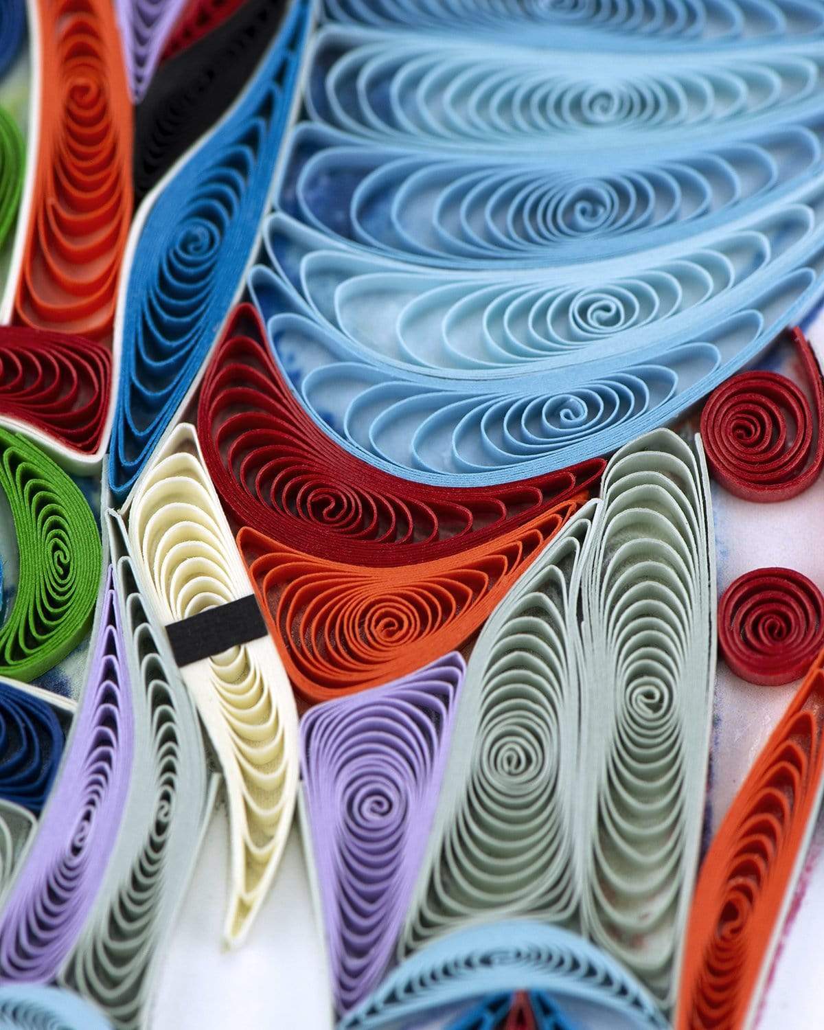 Abstract Elephant Quilling Card