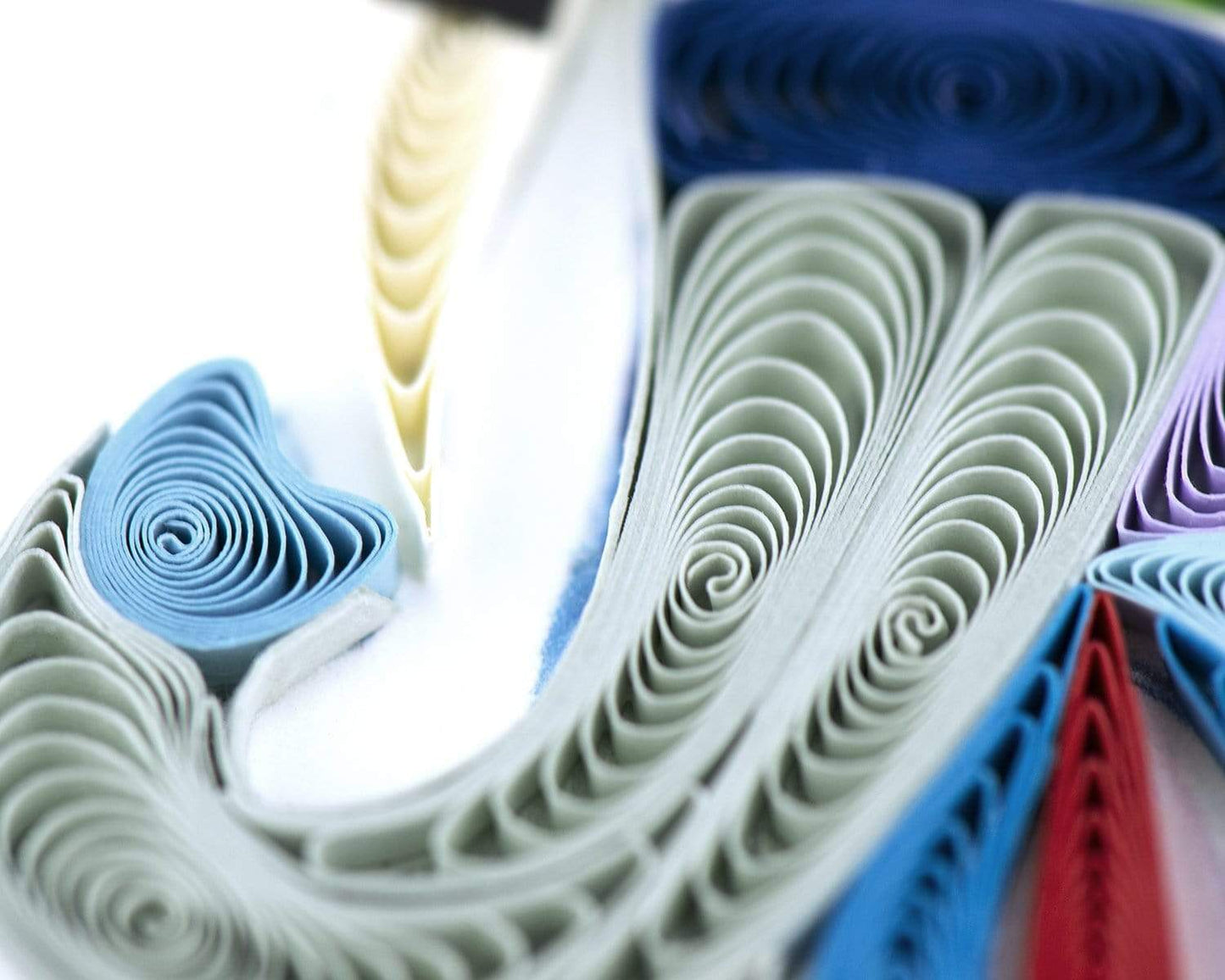 Abstract Elephant Quilling Card