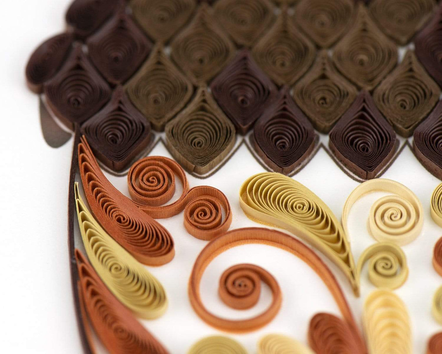 Acorn Quilling Card
