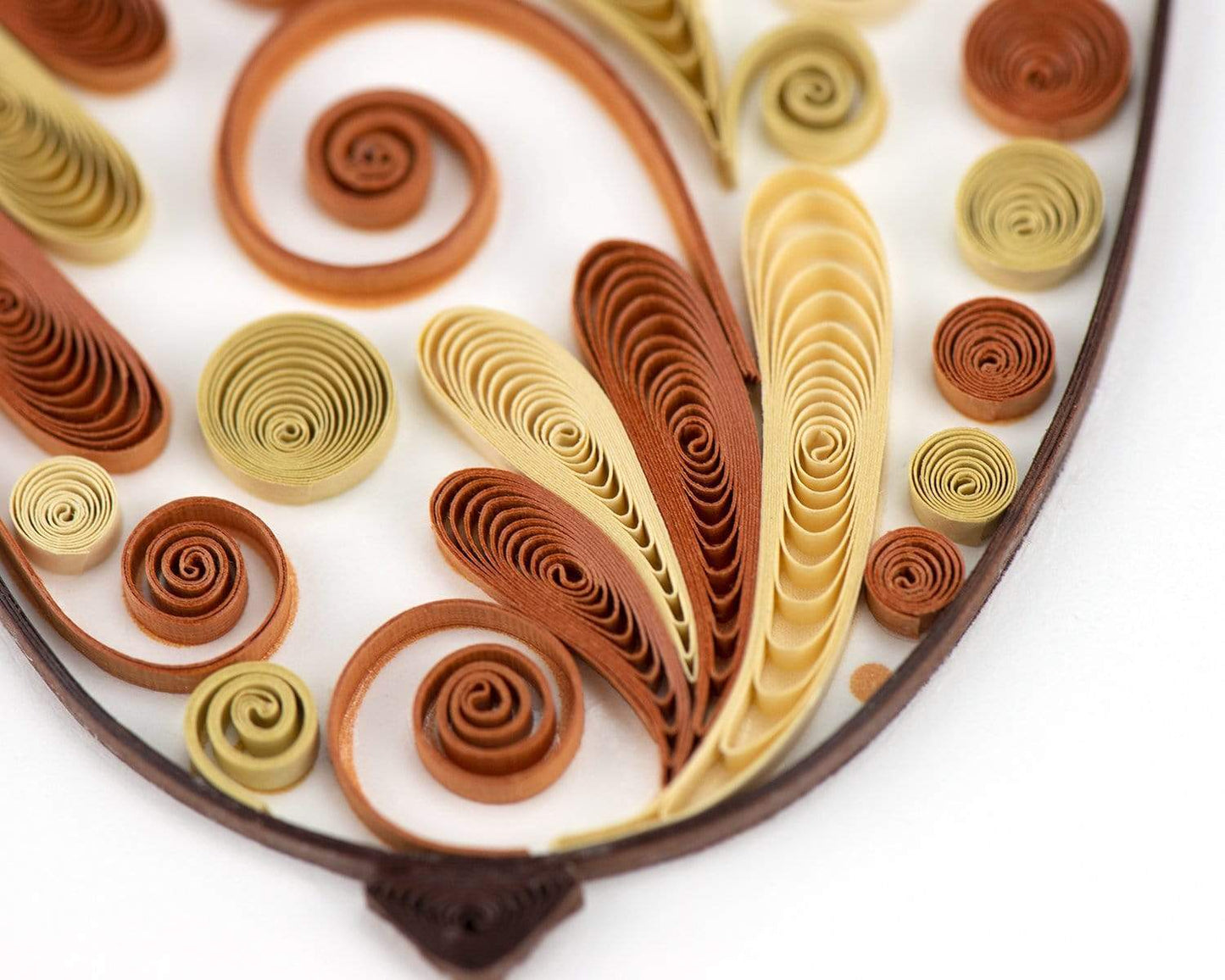 Acorn Quilling Card