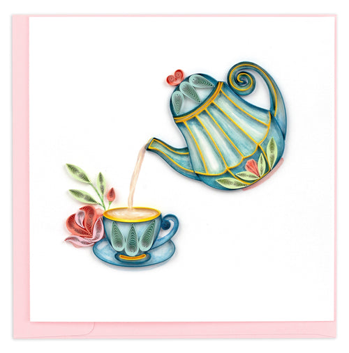 Afternoon Tea Quilling Card