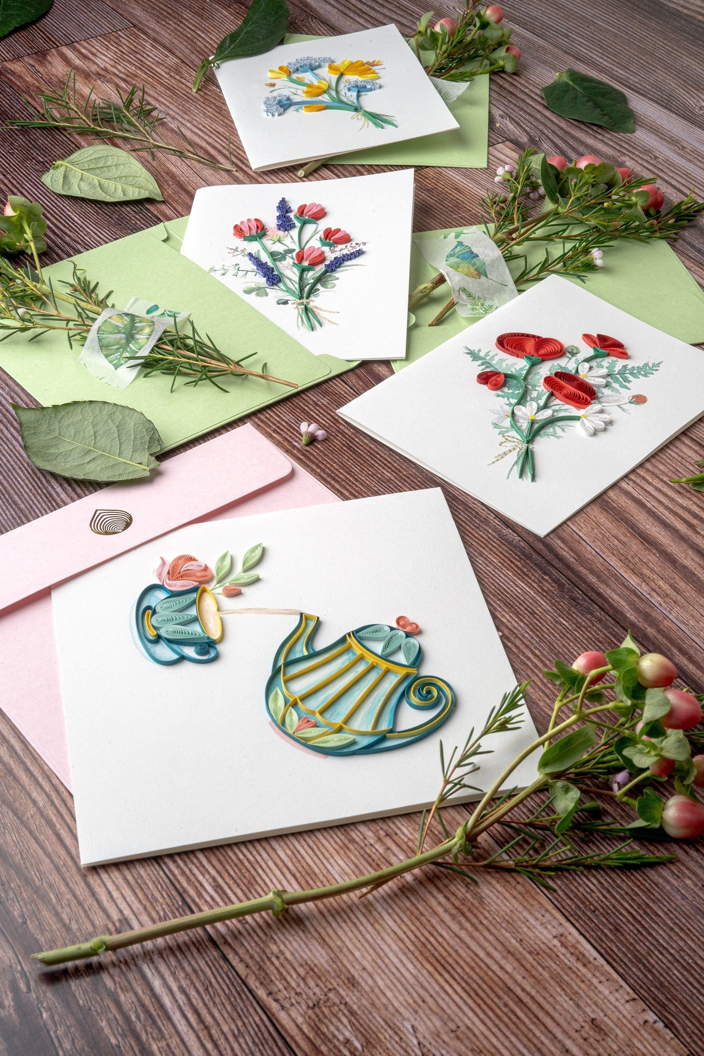 Afternoon Tea Quilling Card