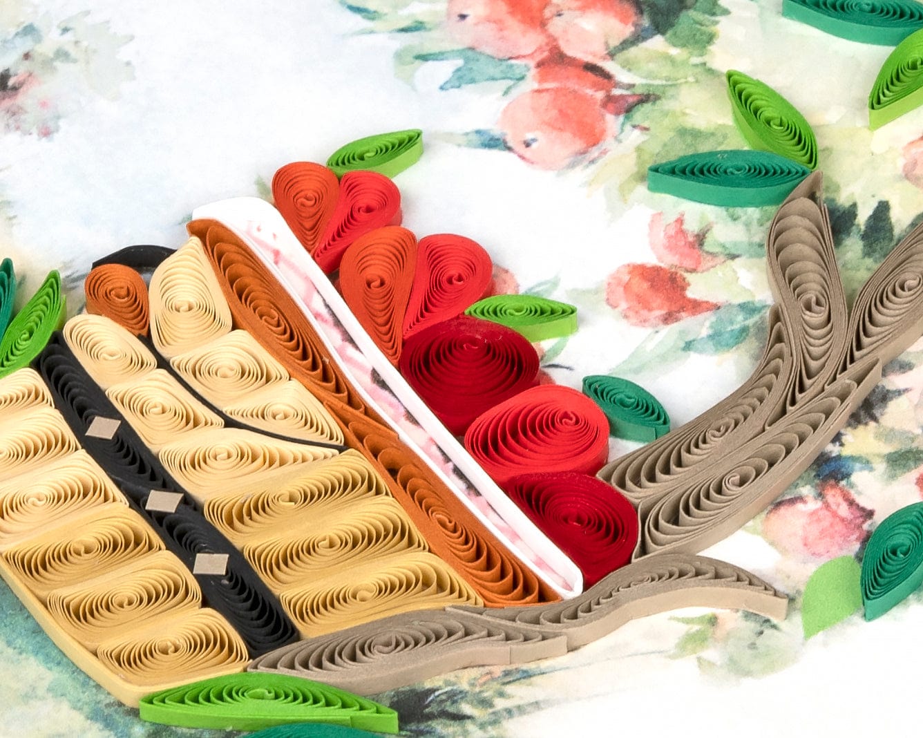 Apple Orchard Quilling Card