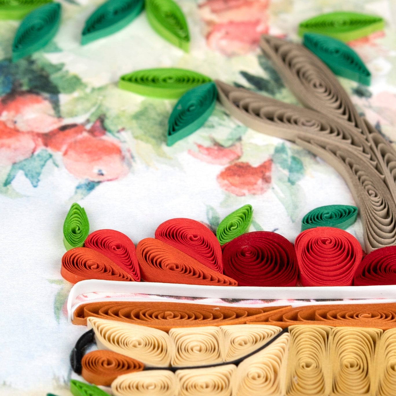 Apple Orchard Quilling Card