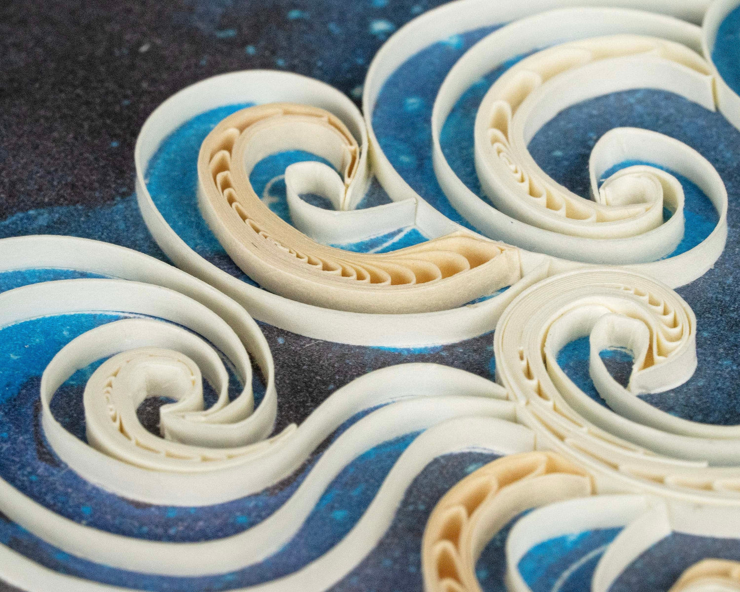 Aquarius Quilling Card