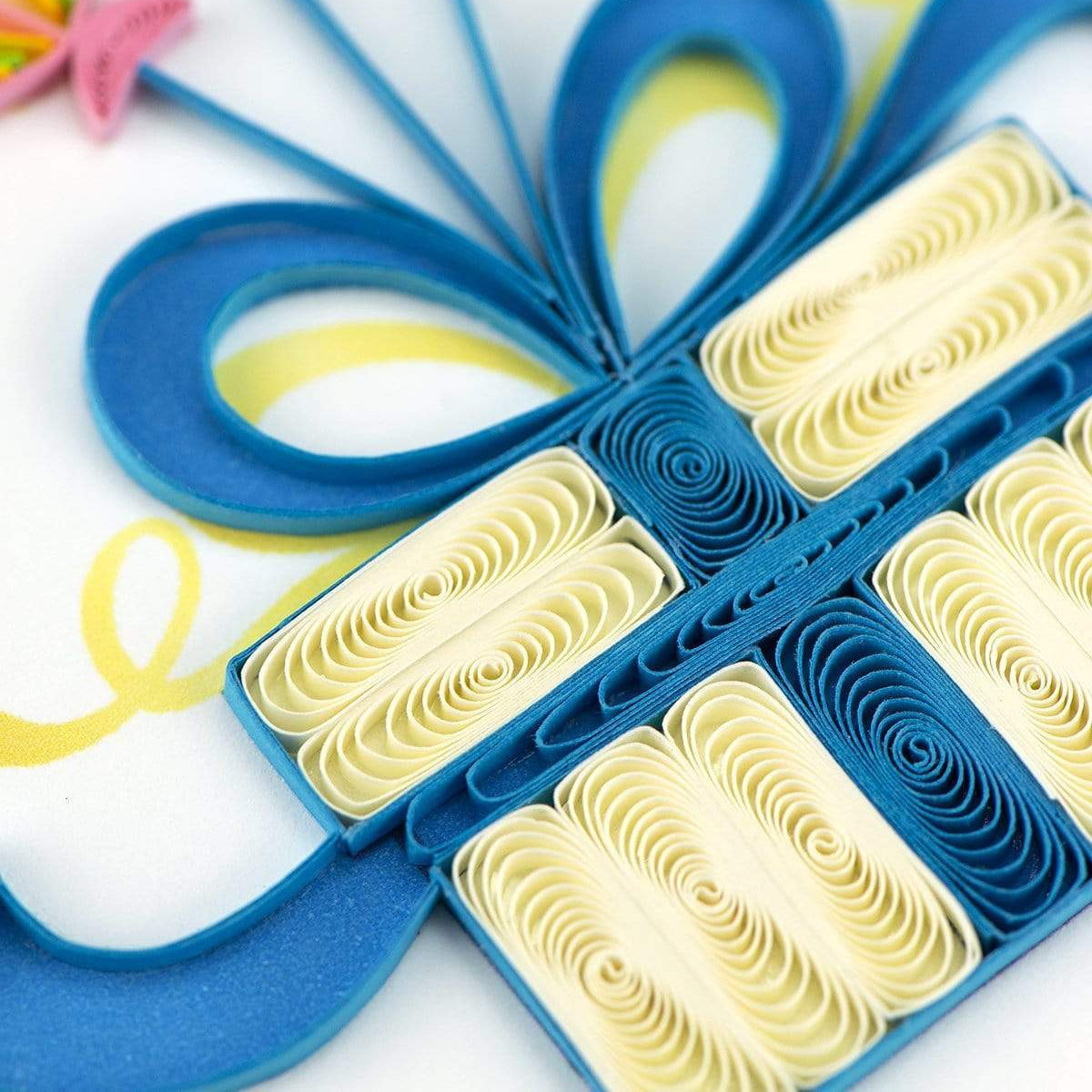 Balloon Surprise Quilling Card