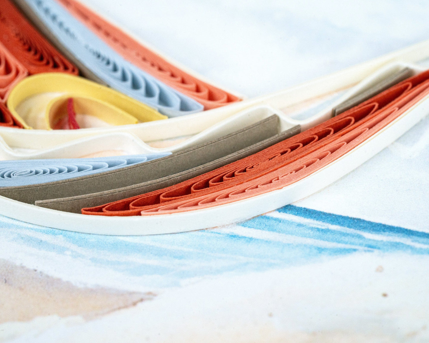 Beach Hammock Quilling Card