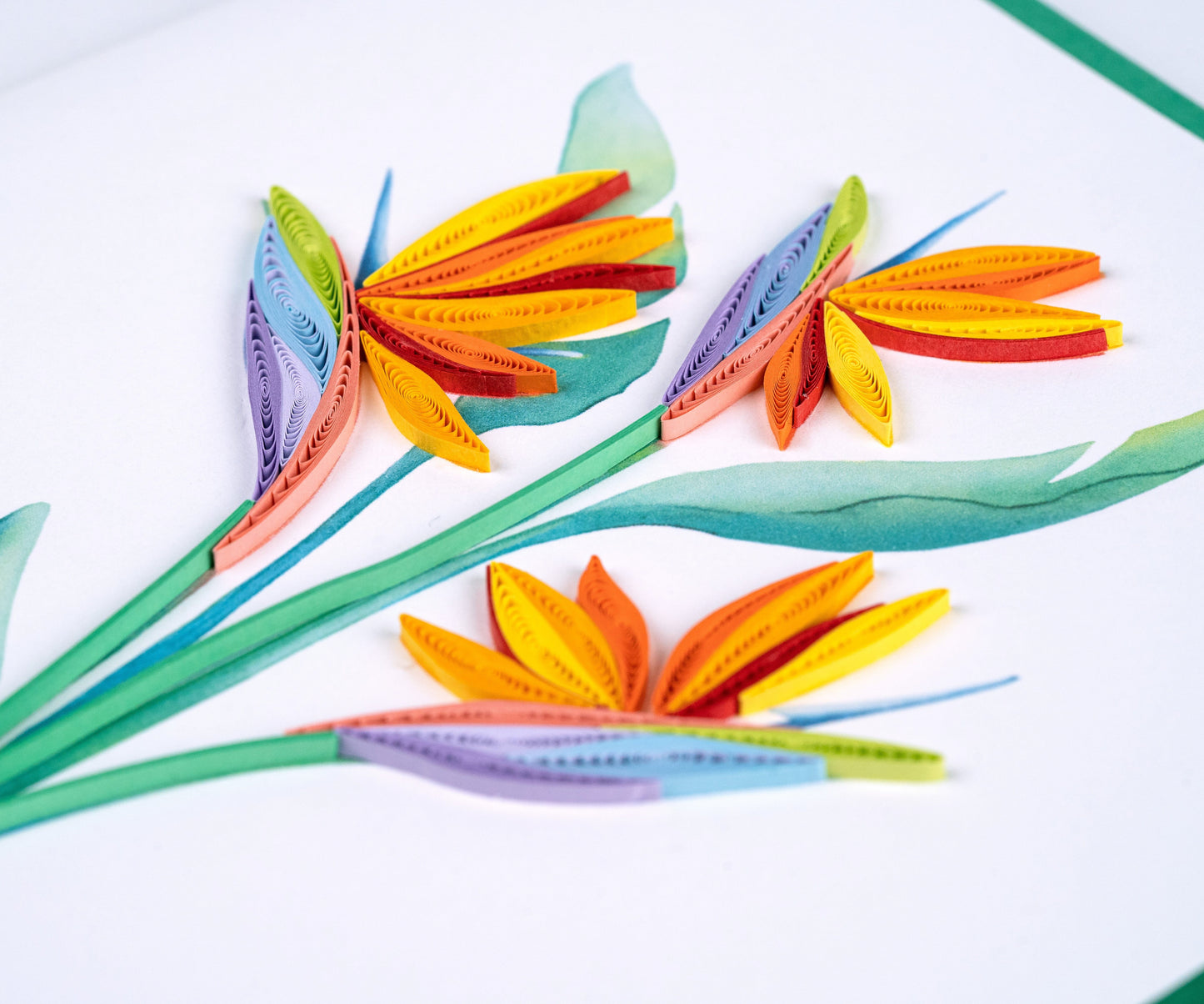 Bird of Paradise Quilling Card