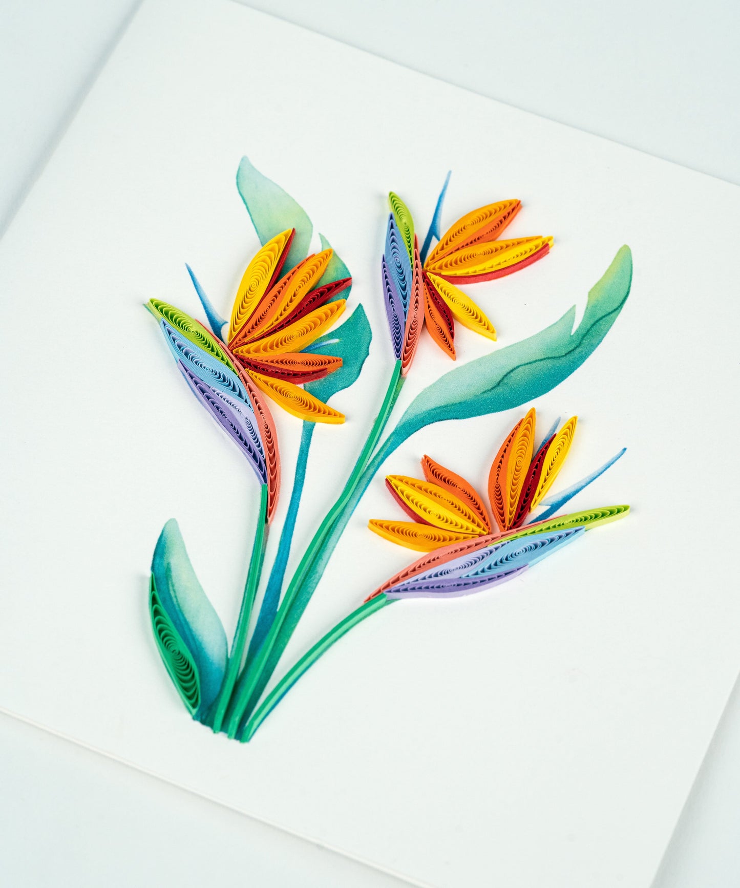 Bird of Paradise Quilling Card