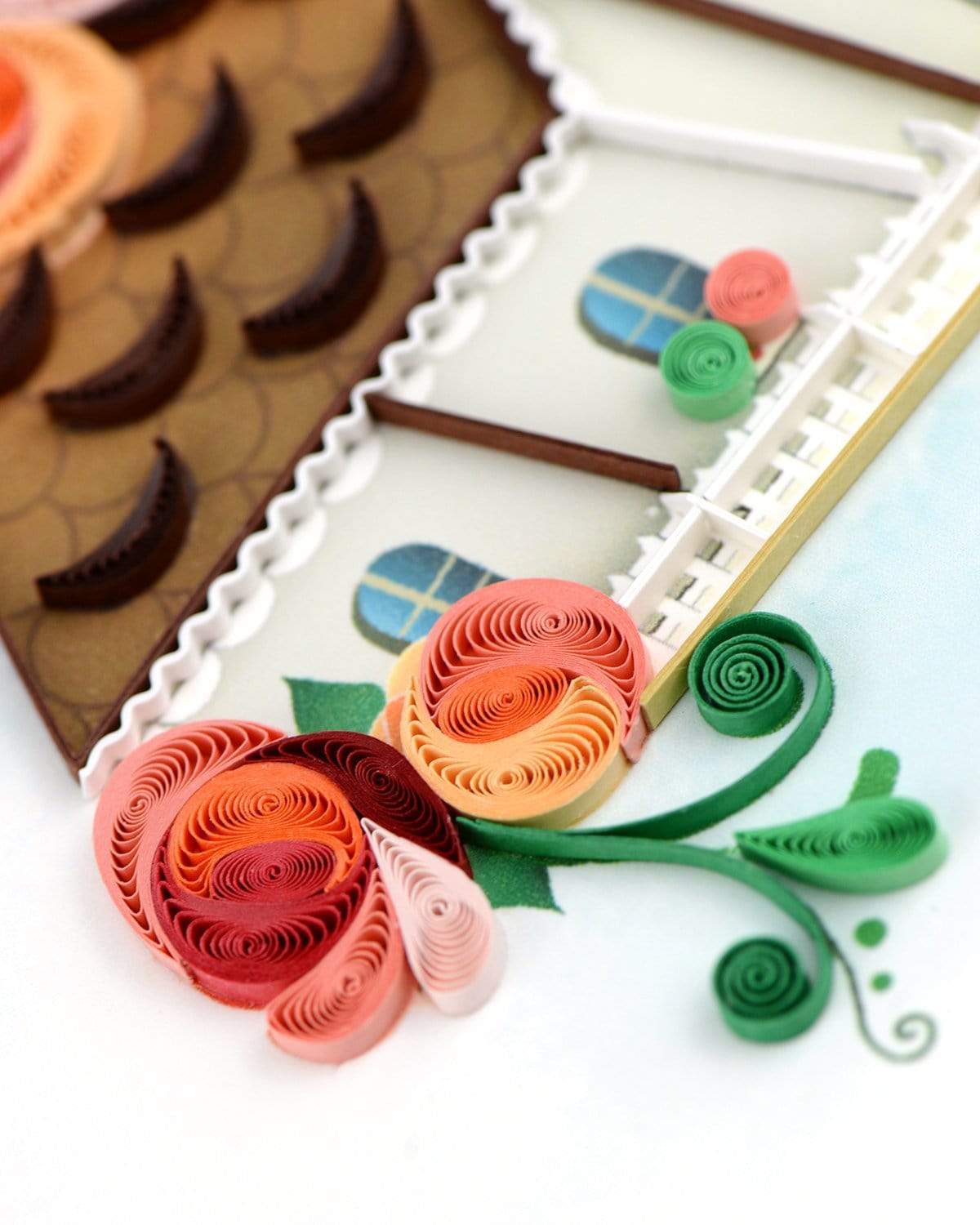 Birdhouse Quilling Card