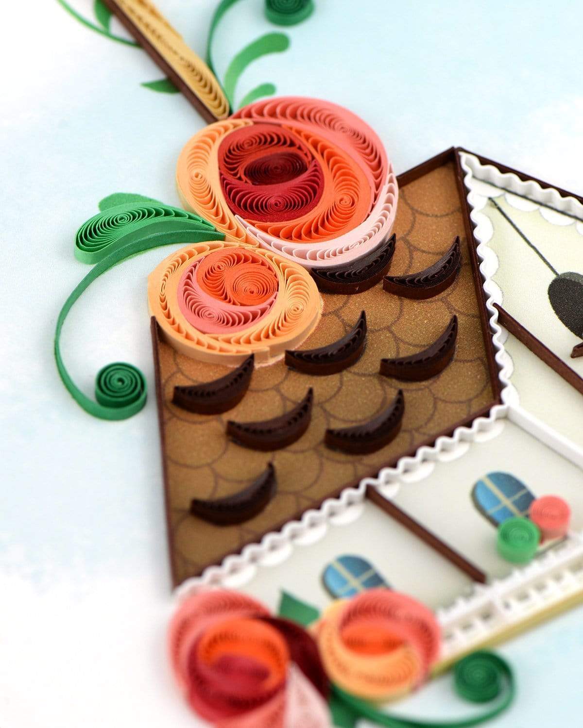 Birdhouse Quilling Card
