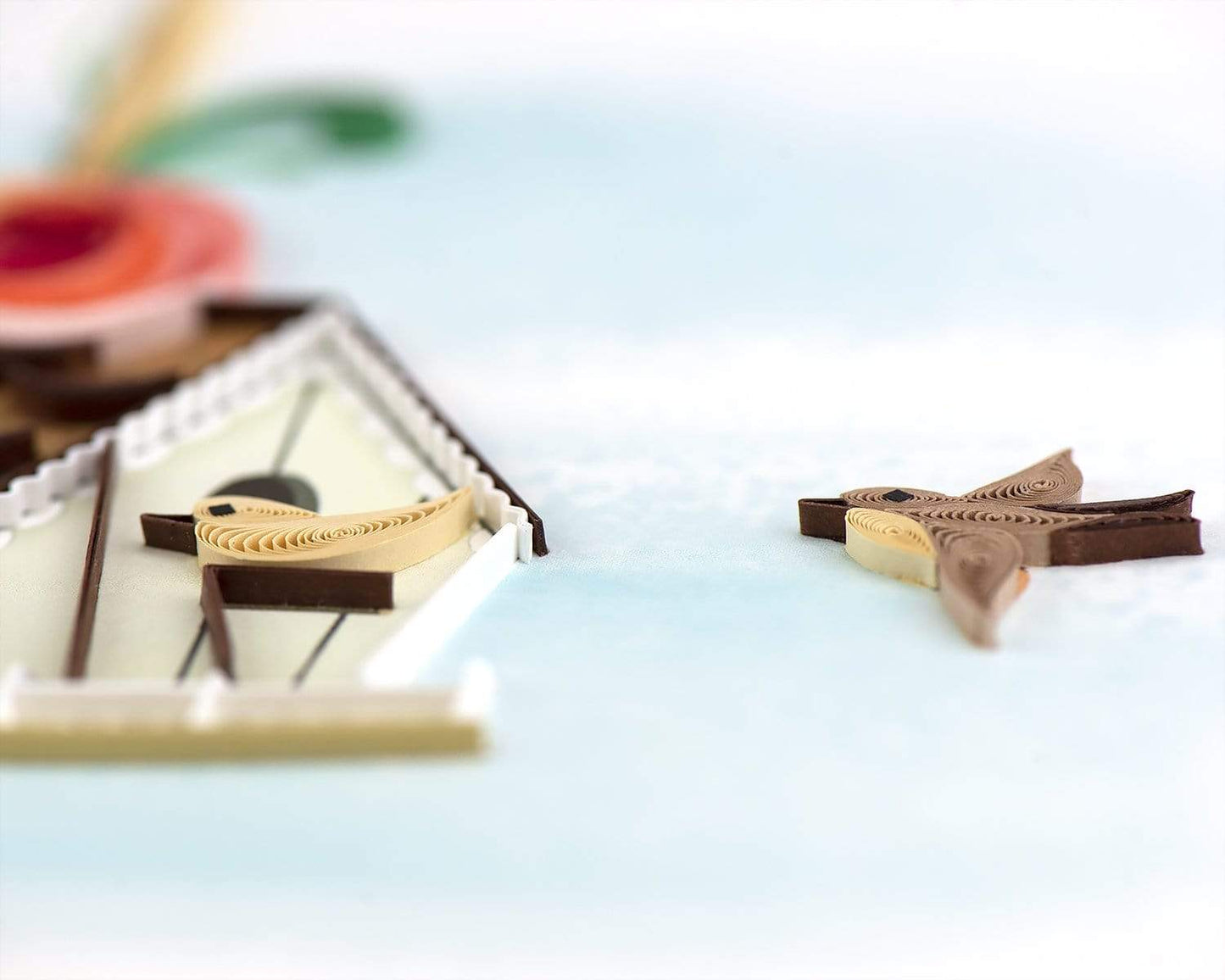 Birdhouse Quilling Card