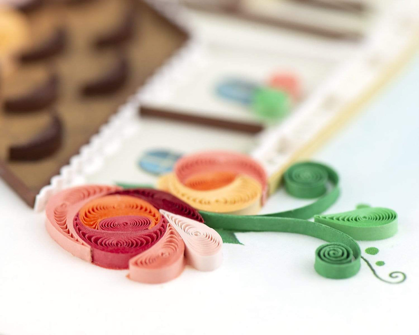 Birdhouse Quilling Card