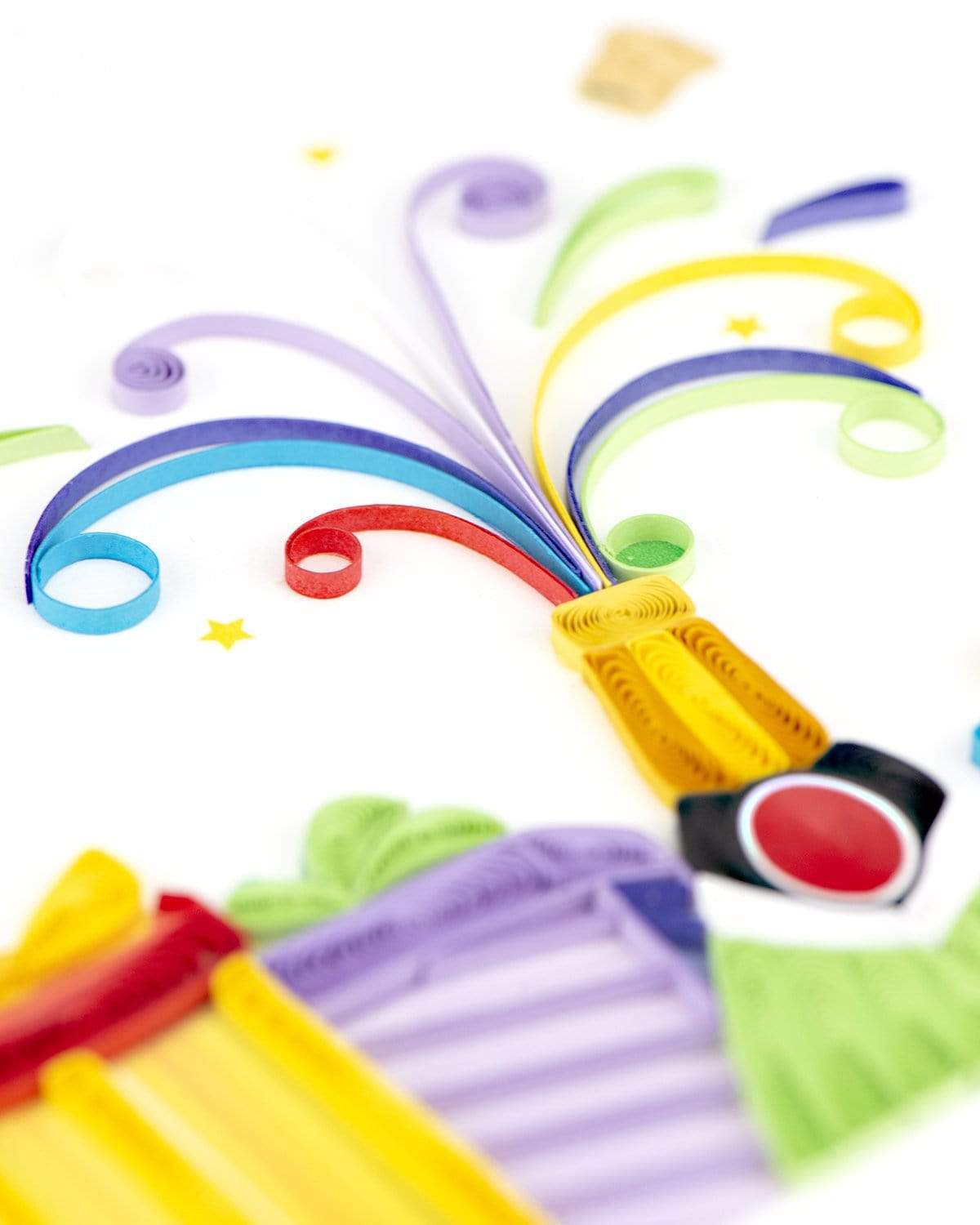 Birthday Champagne Quilling Card