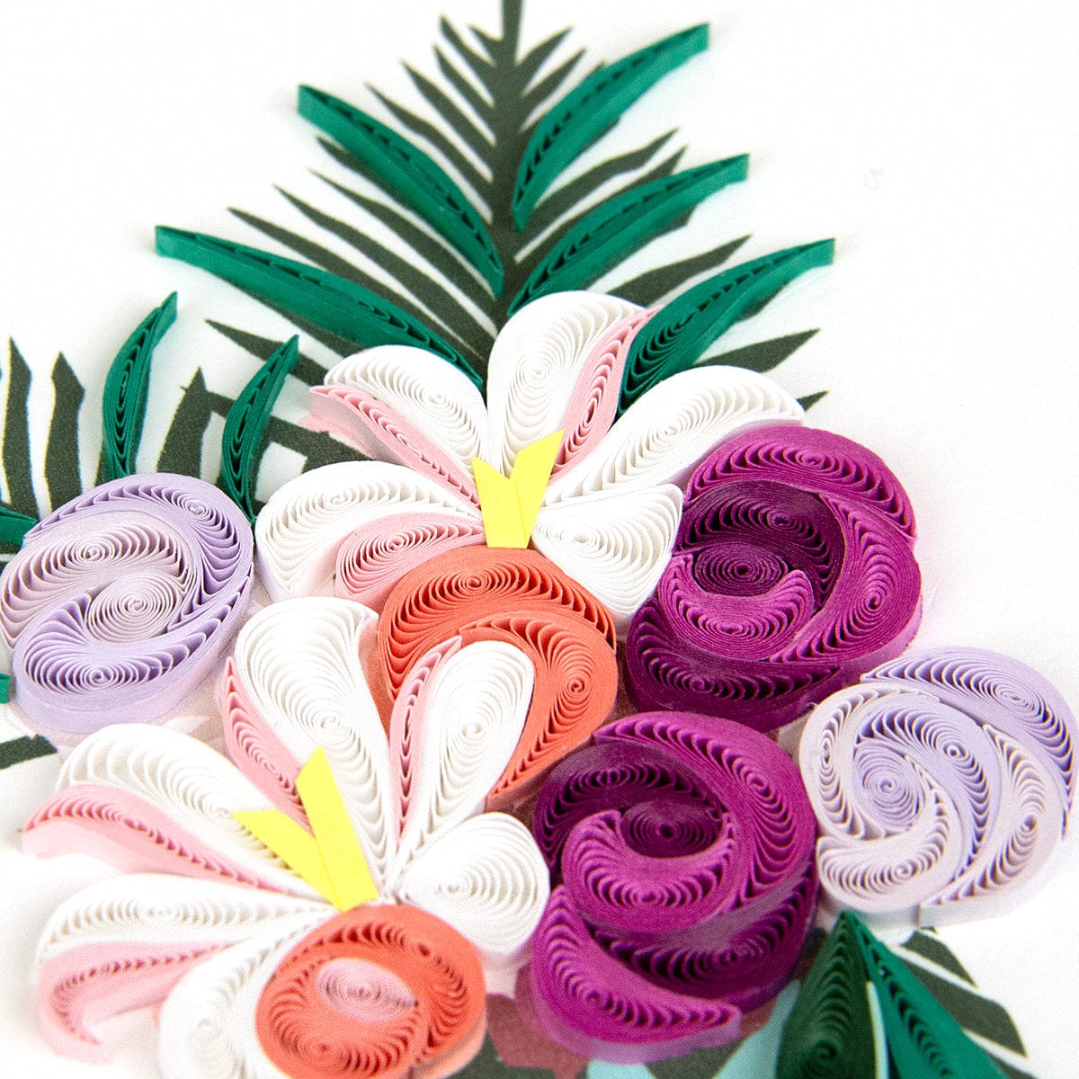 Birthday Flower Vase Quilling Card