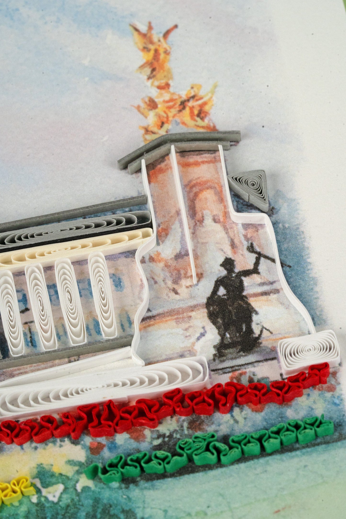 Buckingham Palace Quilling Card