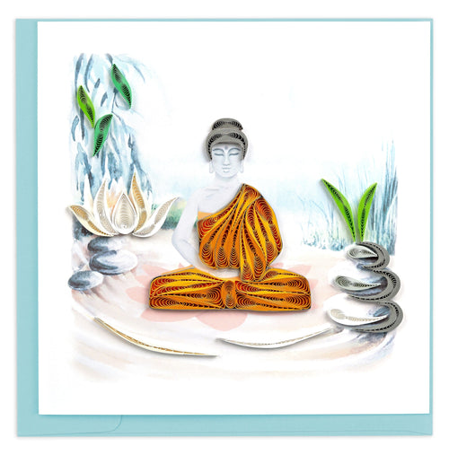 Buddha Quilling Card