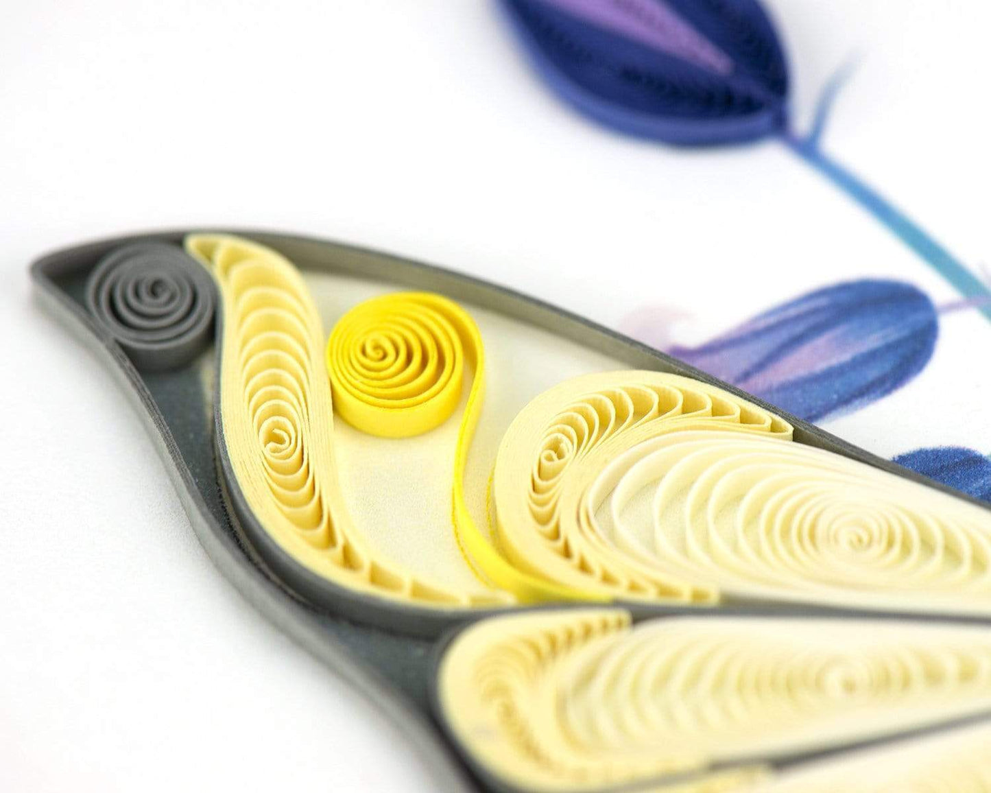 Butterfly & Bluebells Birthday Quilling Card