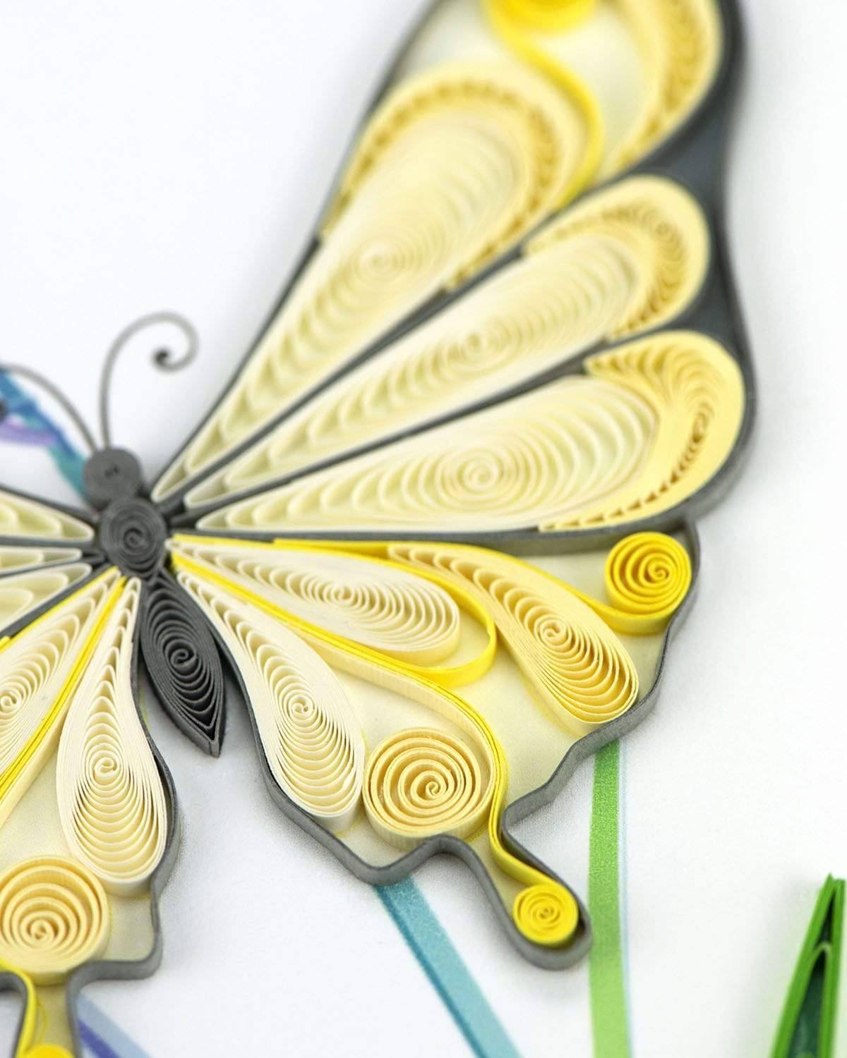 Butterfly & Bluebells Birthday Quilling Card