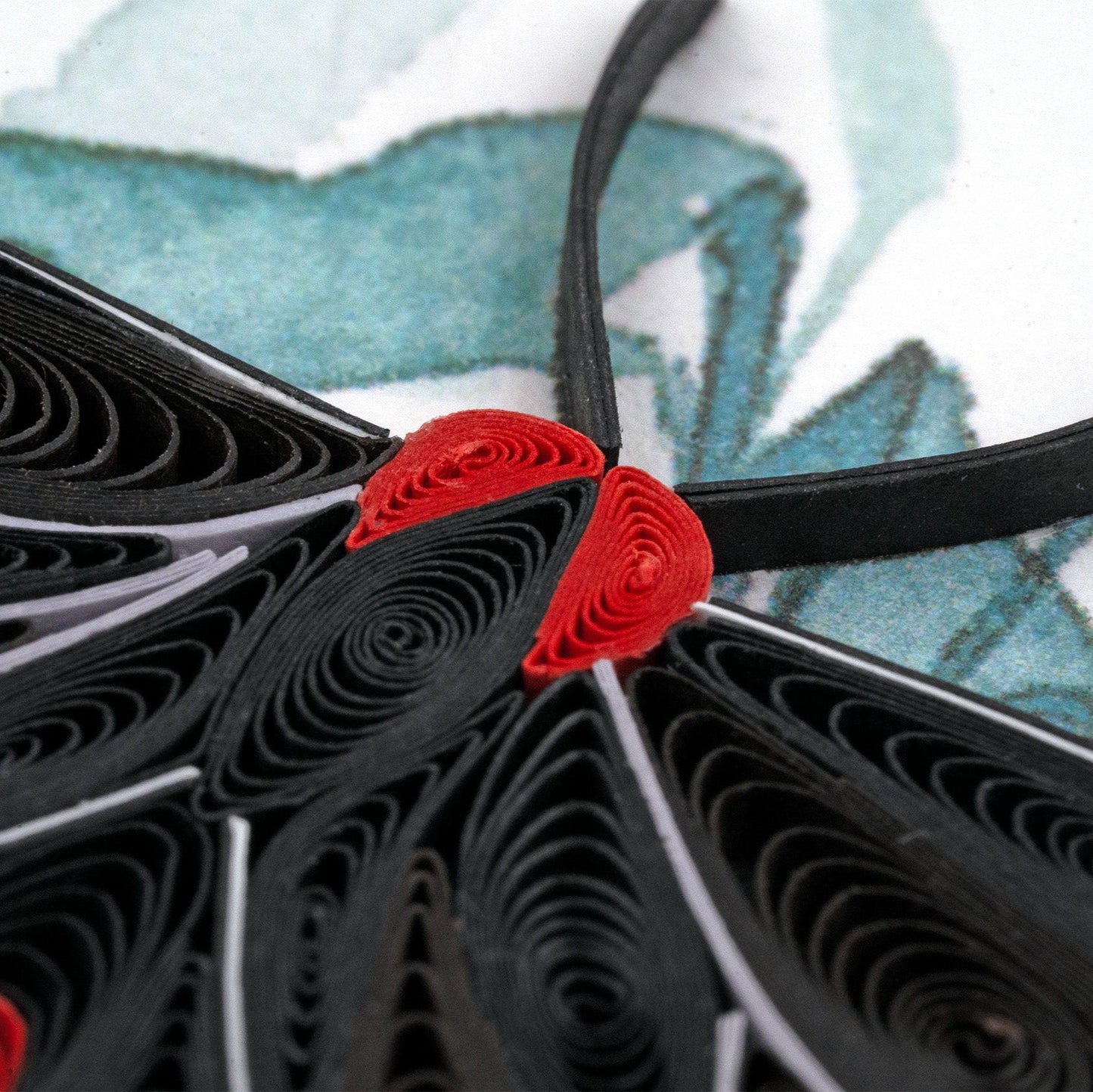 Butterfly on Bamboo Quilling Card