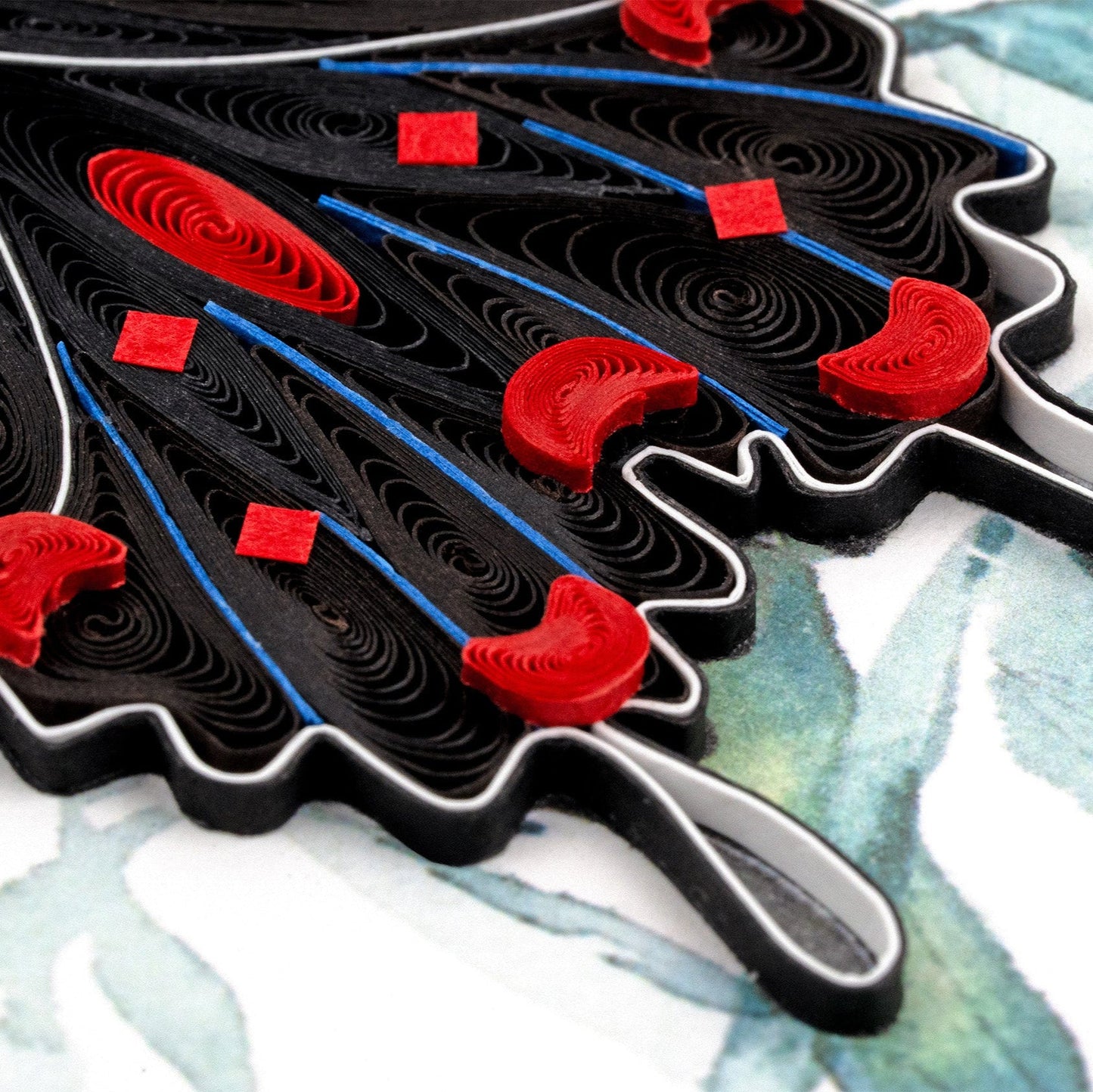 Butterfly on Bamboo Quilling Card