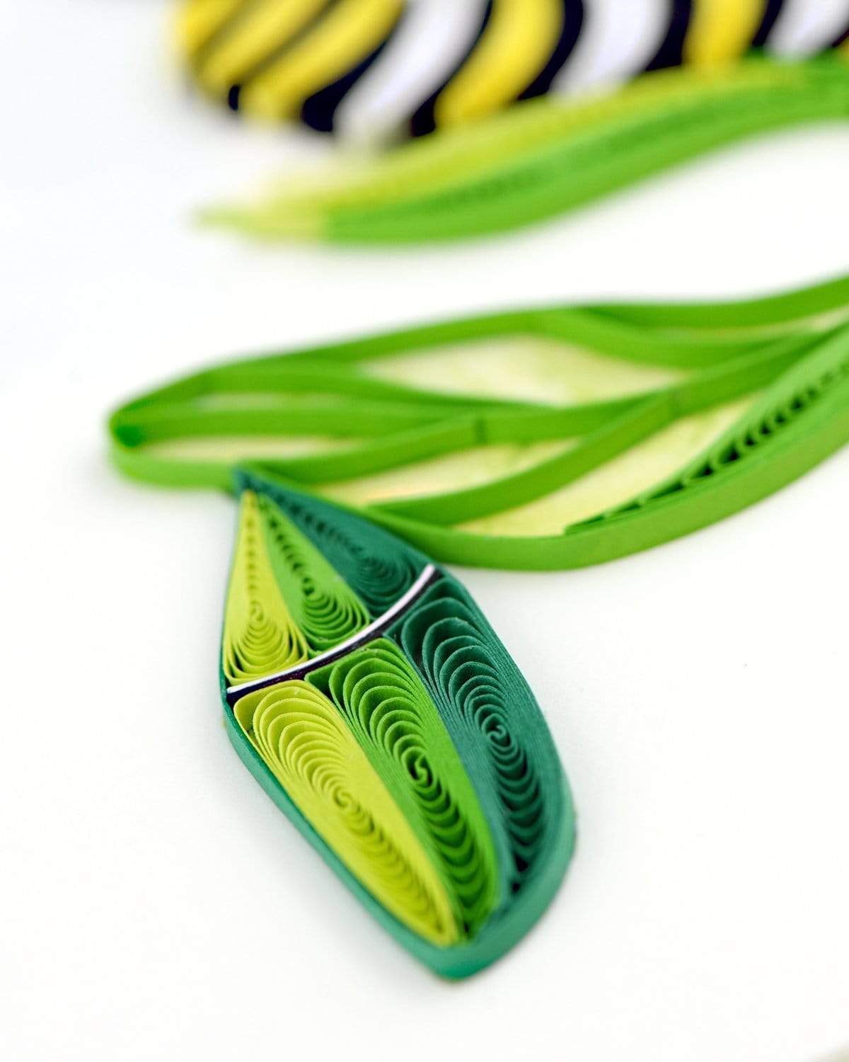 Caterpillar Quilling Card