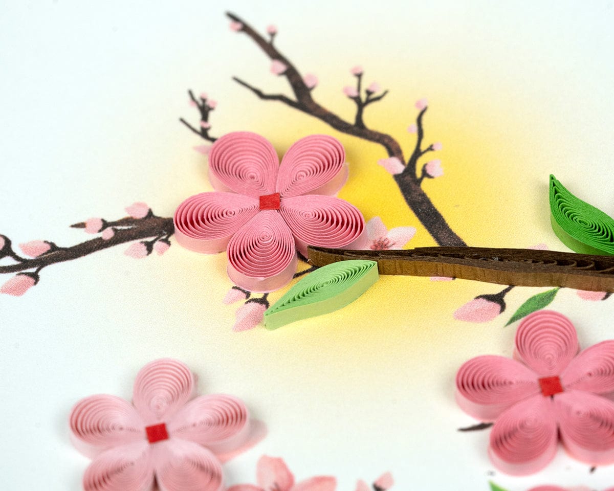 Cherry Blossoms Quilling Card