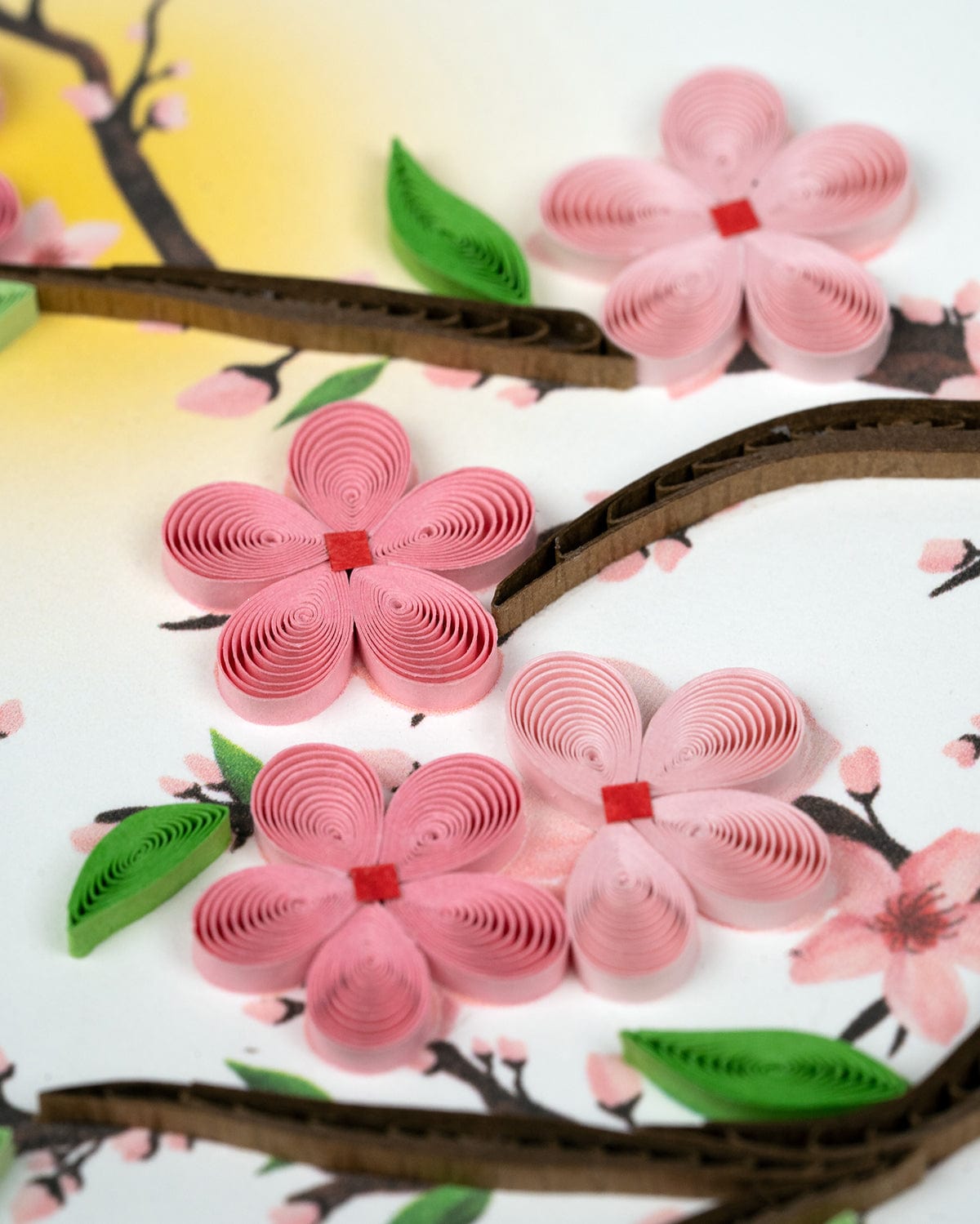 Cherry Blossoms Quilling Card