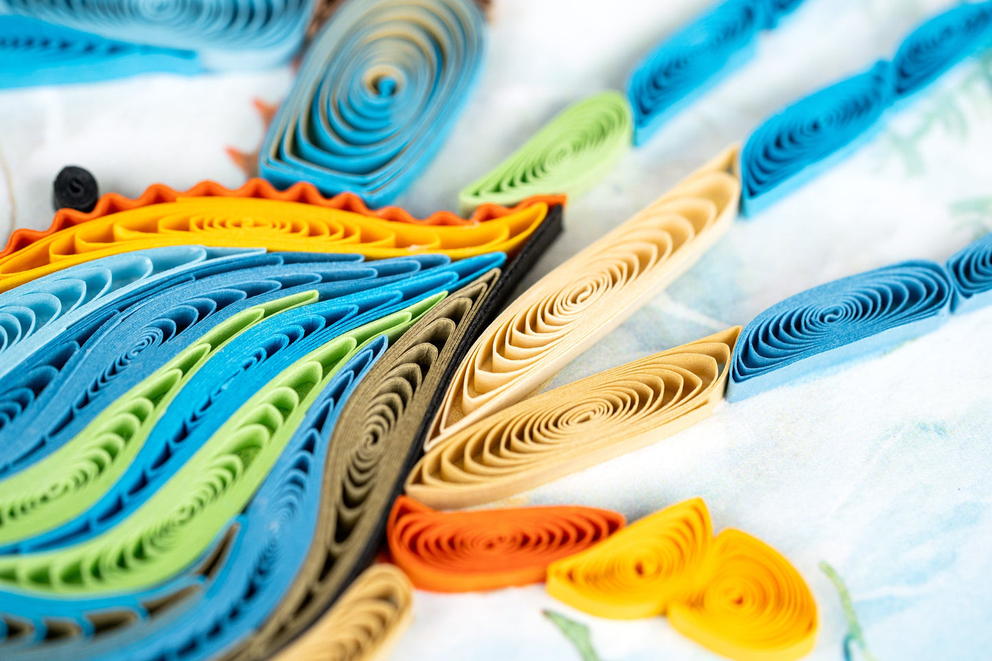 Chesapeake Blue Crab Quilling Card