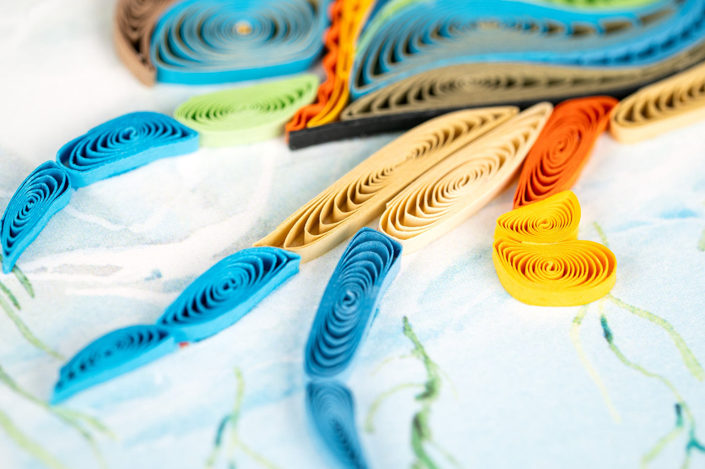 Chesapeake Blue Crab Quilling Card