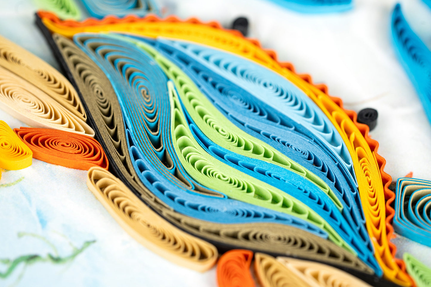 Chesapeake Blue Crab Quilling Card