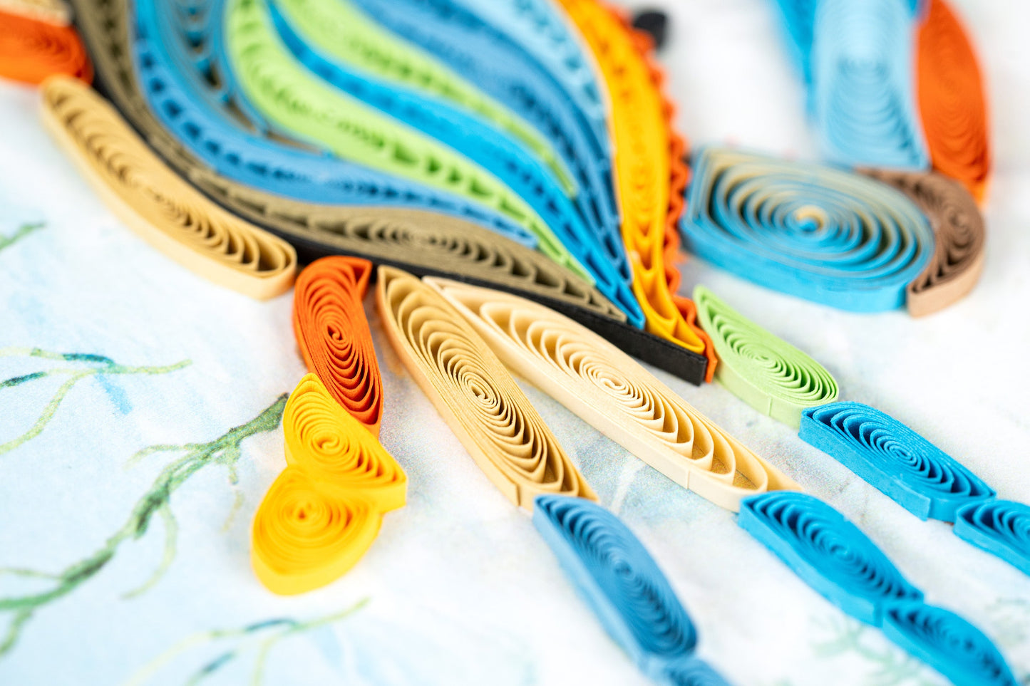 Chesapeake Blue Crab Quilling Card