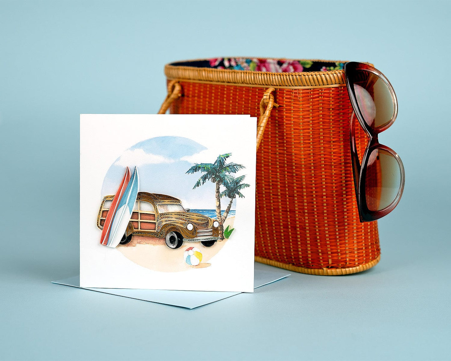 Classic Woodie Quilling Card