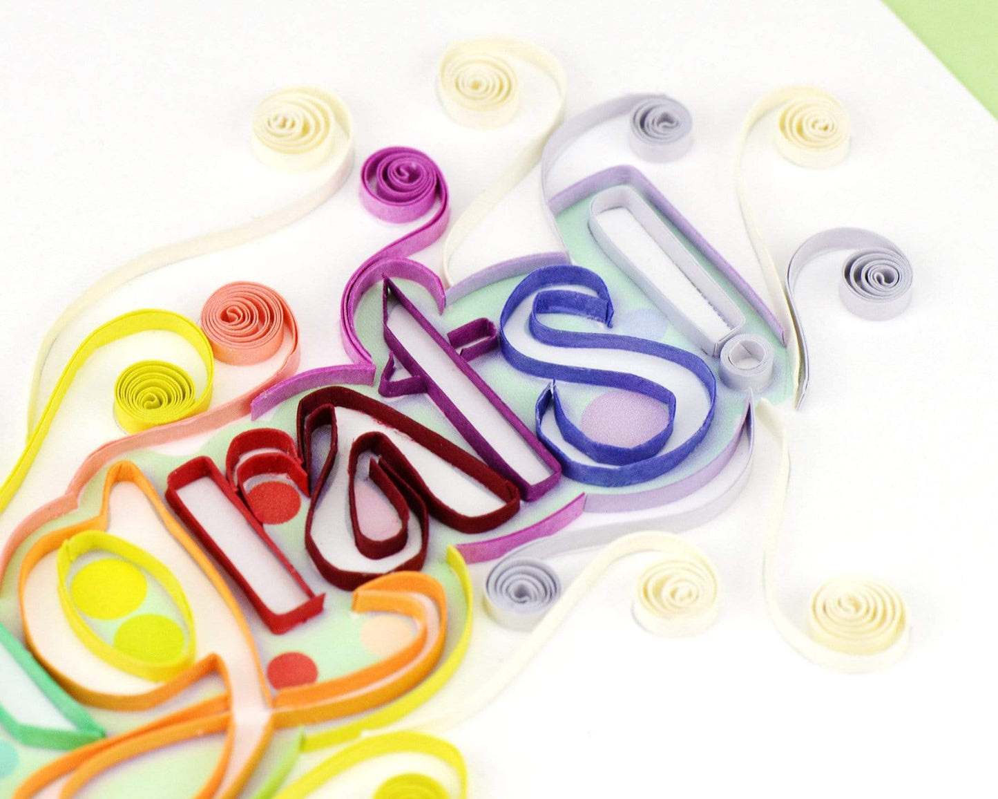 Congrats Quilling Card