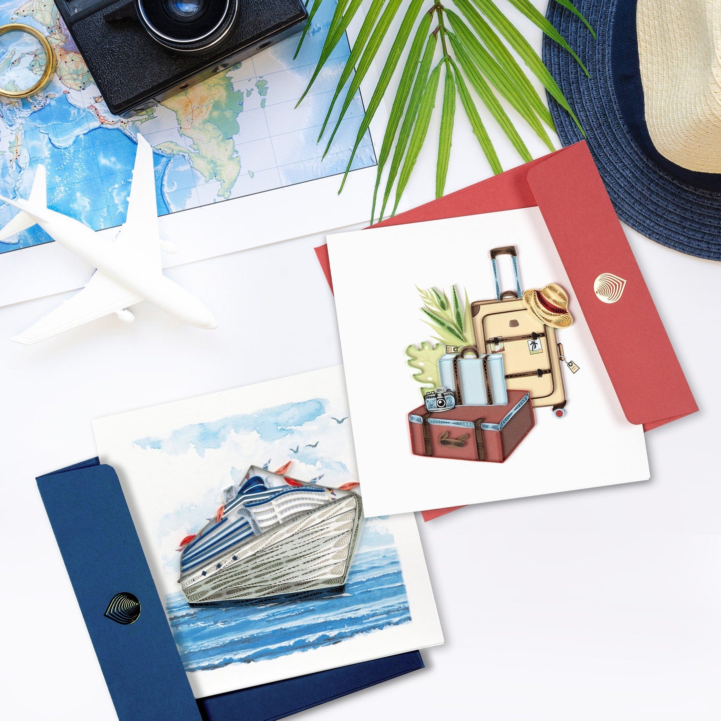 Cruise Ship Quilling Card