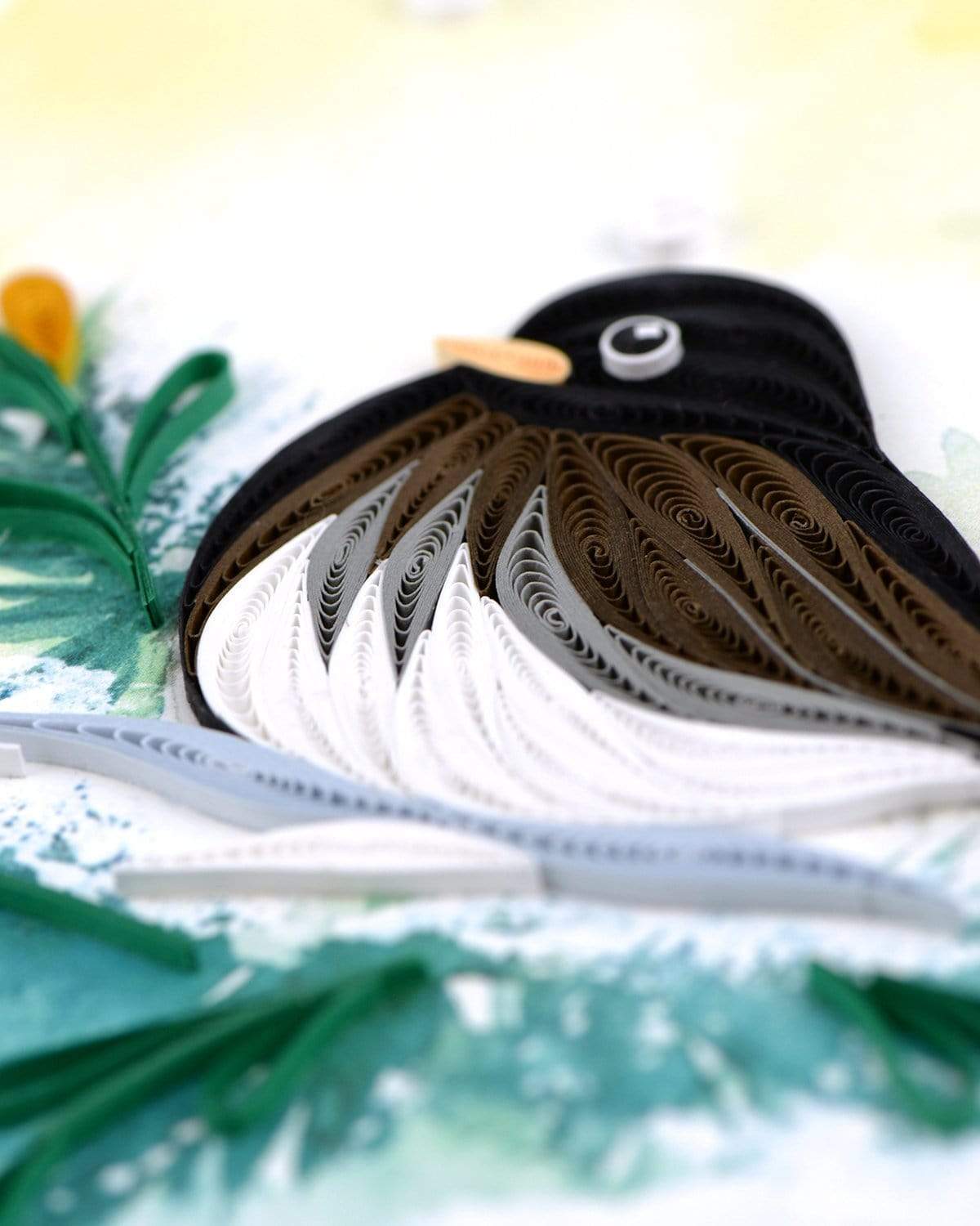 Dark-eyed Junco Quilling Card