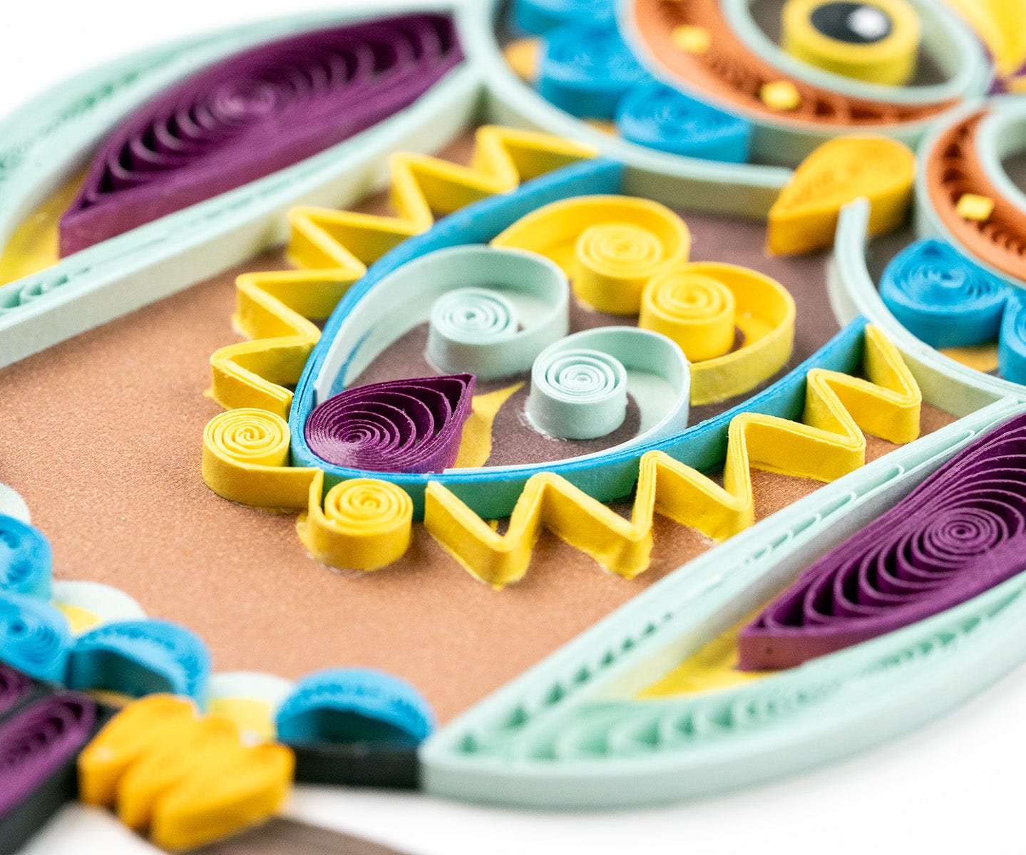 Decorative Owl Quilling Card