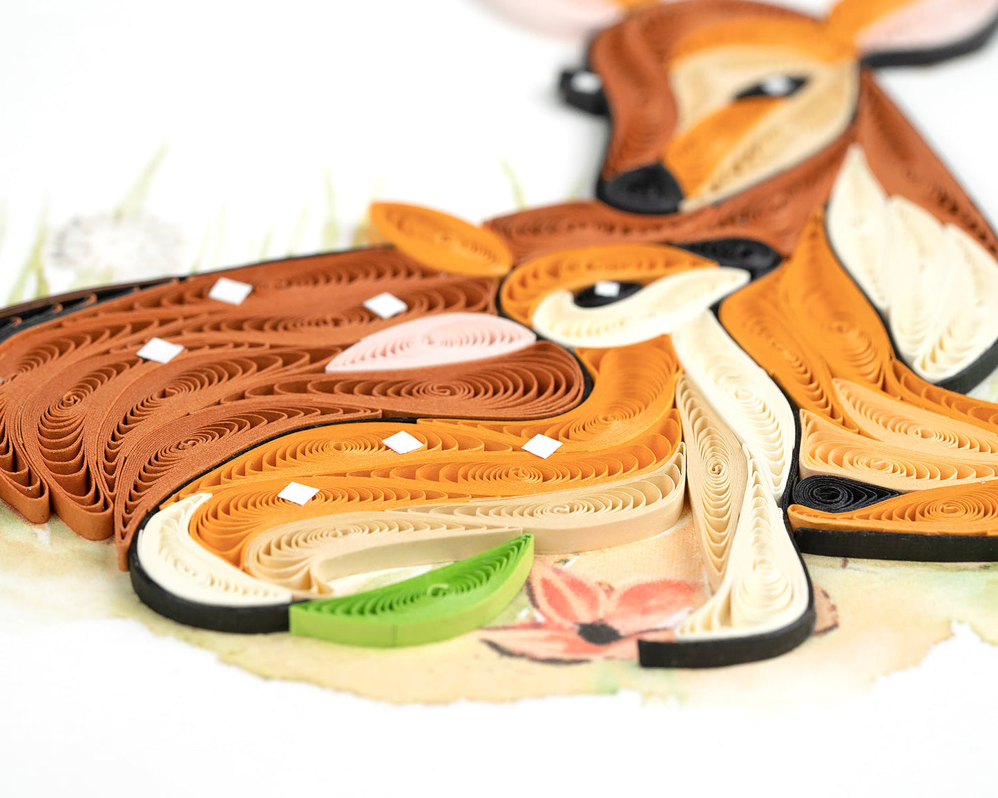 Doe and Fawn Quilling Card