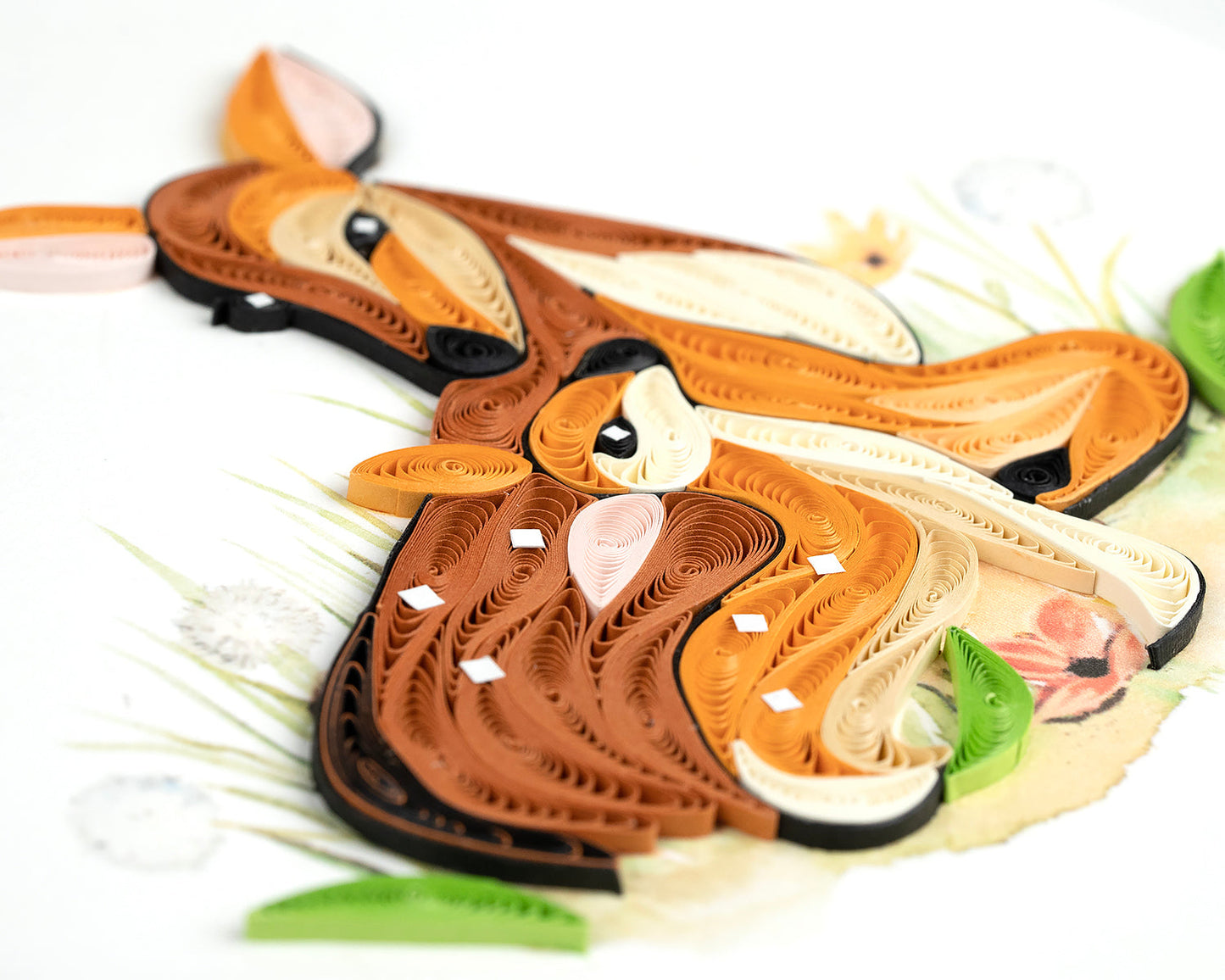 Doe and Fawn Quilling Card