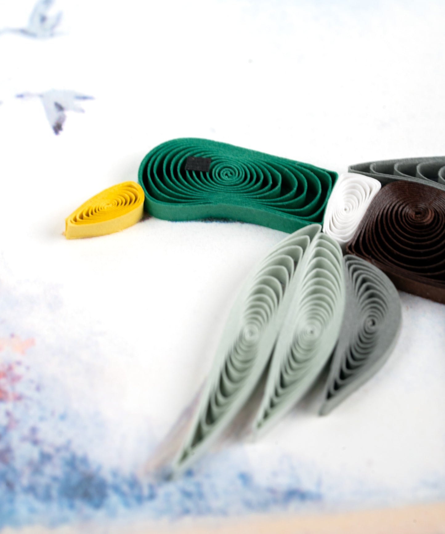Duck Migration Quilling Card