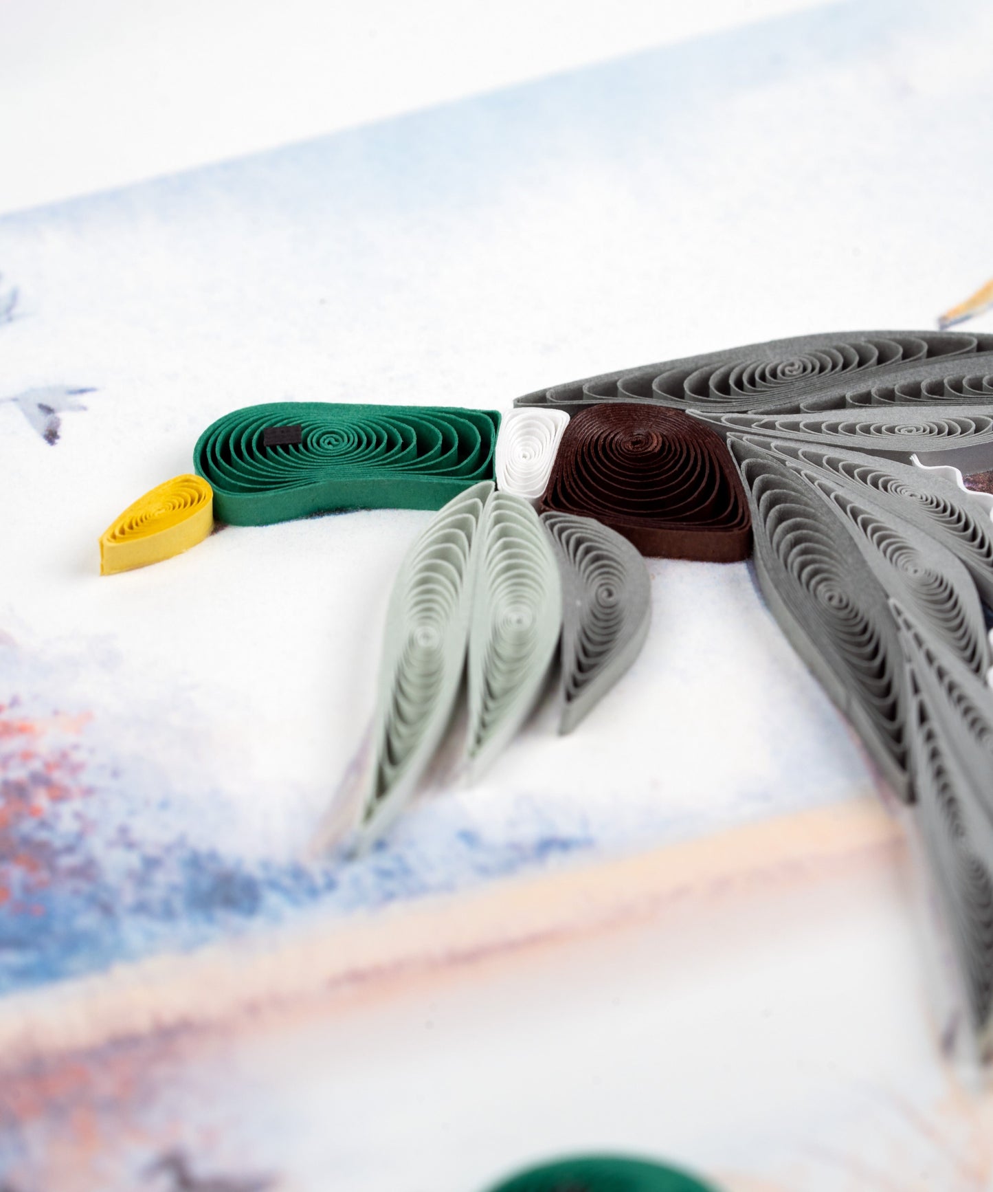 Duck Migration Quilling Card