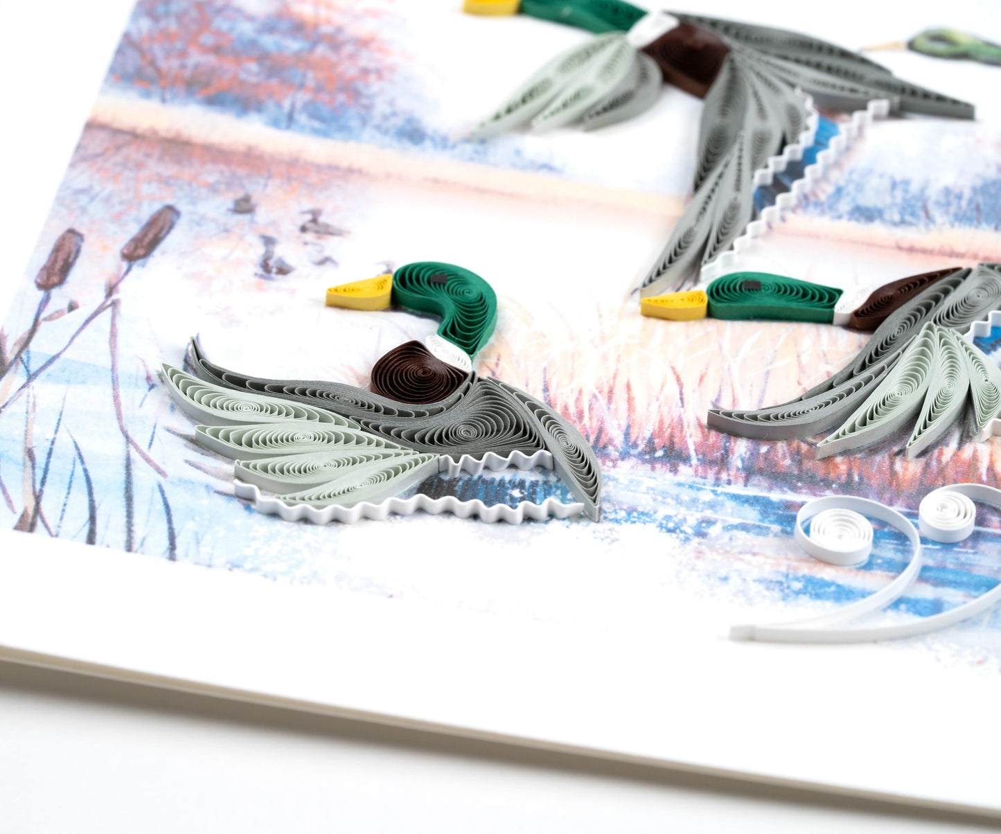 Duck Migration Quilling Card
