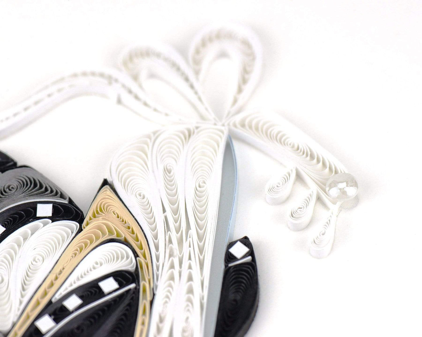 Quilled First Dance Wedding Card 1496130060367