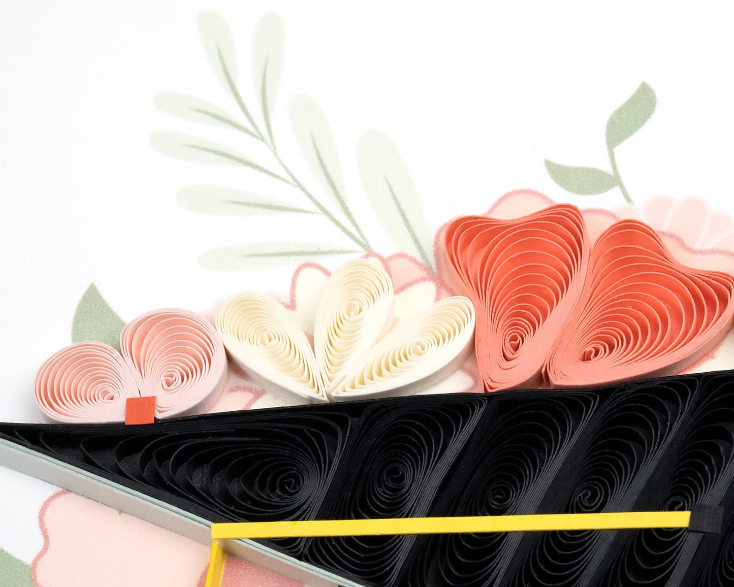 Floral Mortarboard Graduation Quilling Card