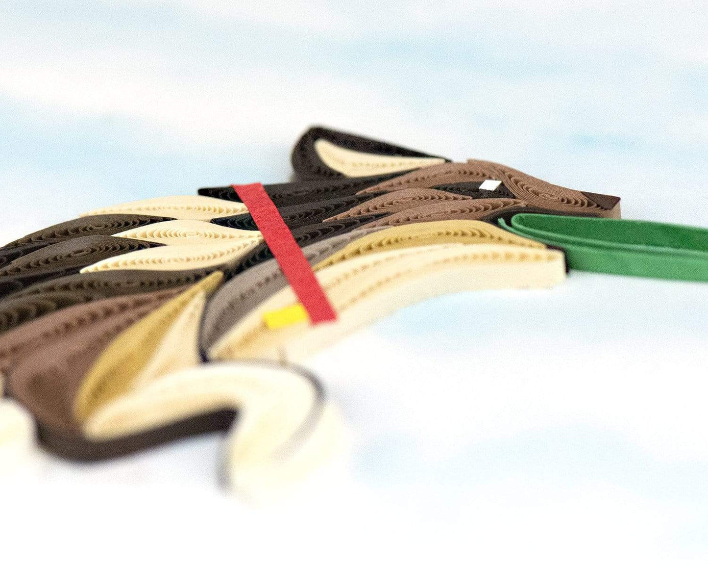Frisbee Dog Quilling Card