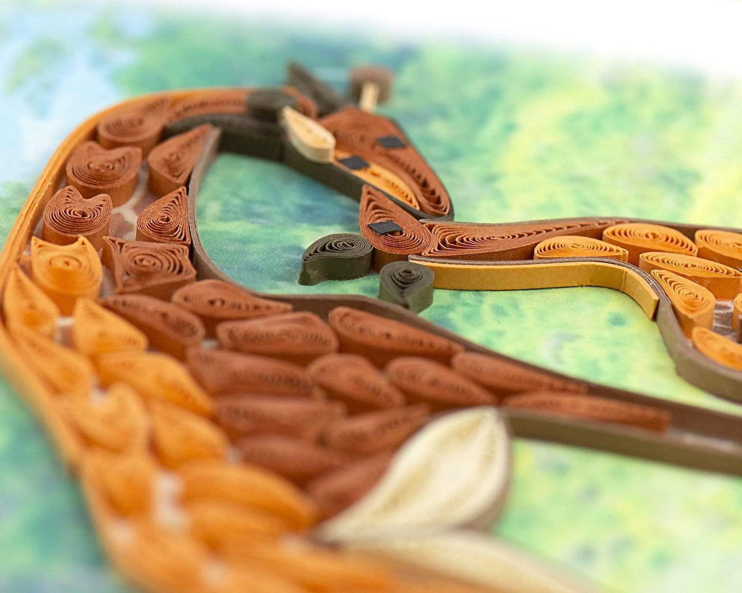 Giraffe Quilling Card