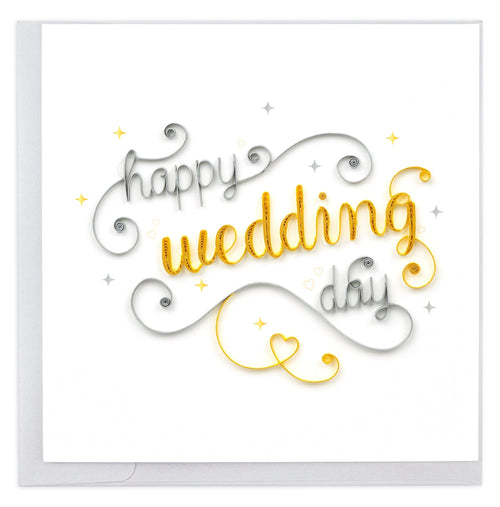 Quilled Happy Wedding Day Greeting Card 6792731656271