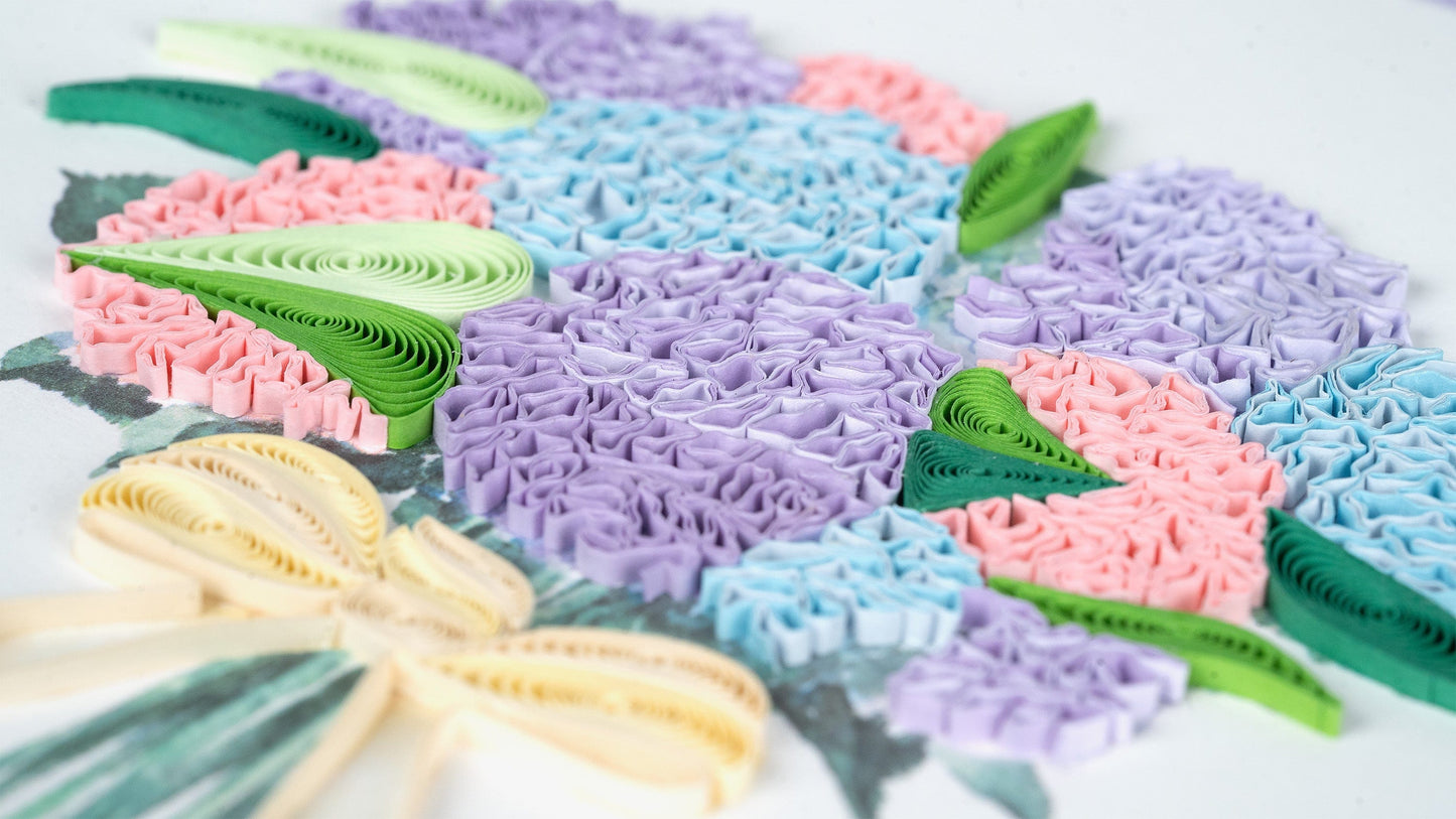 Hydrangea Bouquet Birthday Card